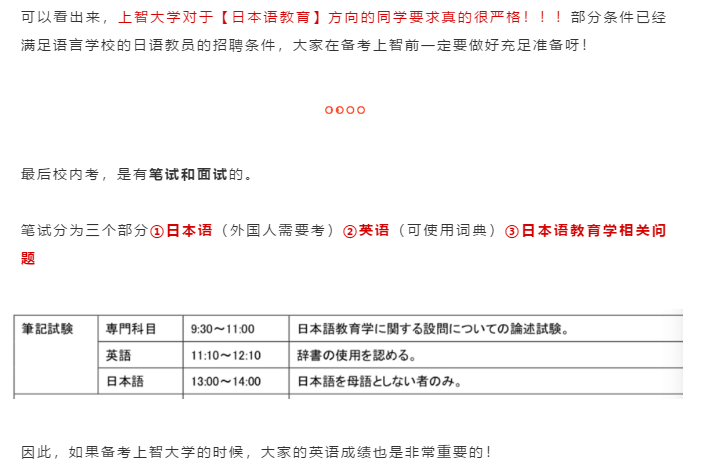 上智大学的日本语教育专业 究竟有多难 新闻 升学动态 赤门进学塾